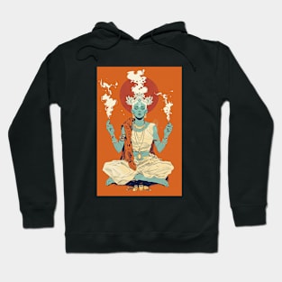 orange Meditation Hoodie